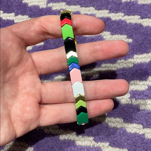 Multicolored arrow beaded bracelet - Picture 2 of 4